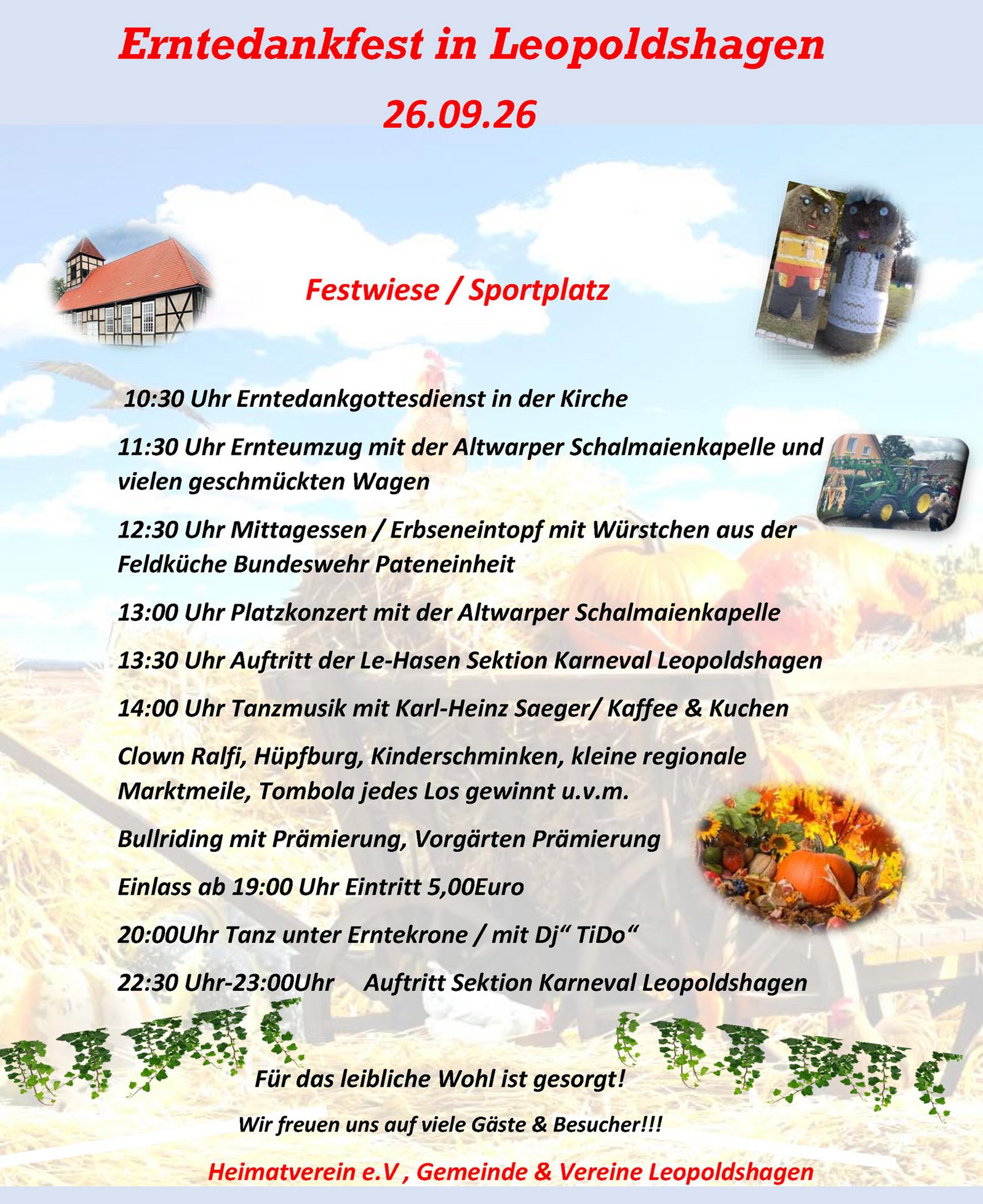 zeigt Veranstaltungsplakat mit Detailinformationen
