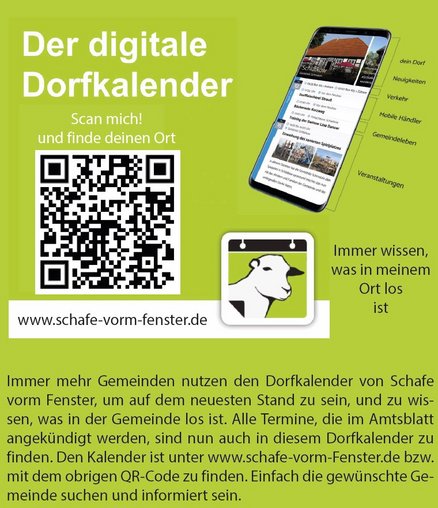 zeigt Vorschaubild des digitalen Dorfkalenders und verlinkt auf diesen