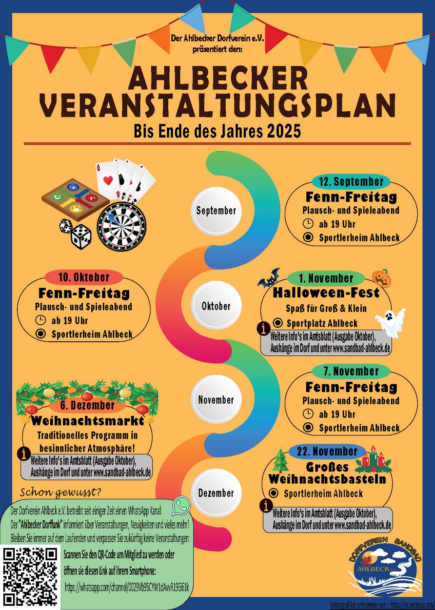 zeigt Veranstaltungsplan Ahlbeck 09-12/2025