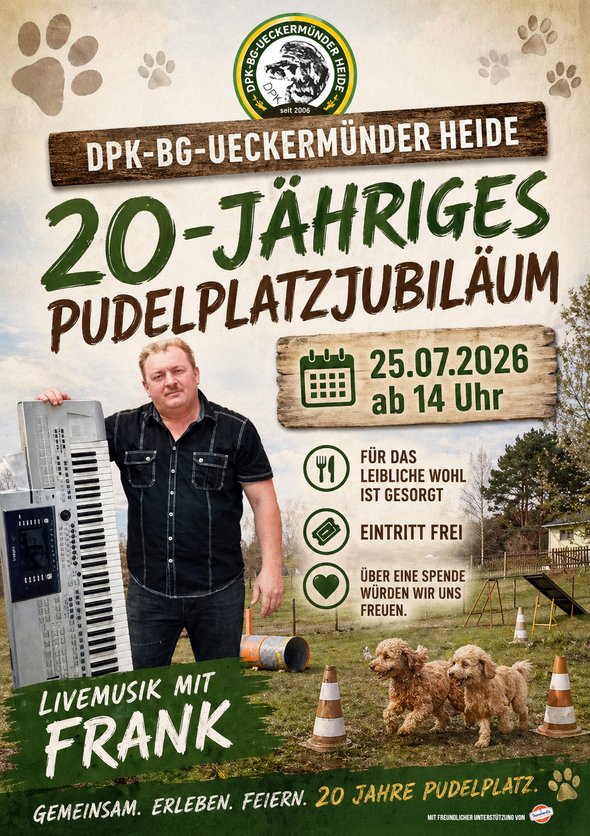 zeigt Veranstaltungsplakat mit Detailinformationen