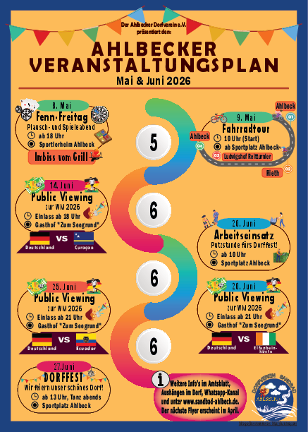 Zeigt kommende Veranstaltungen