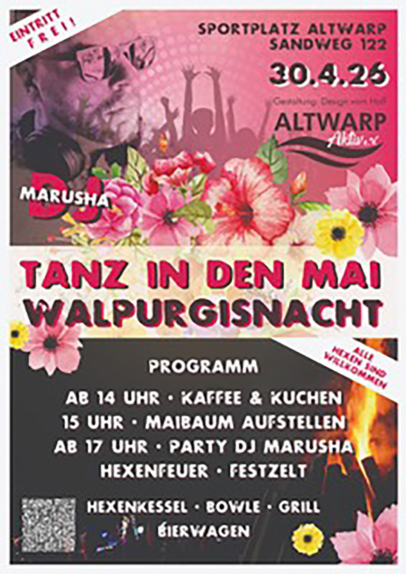 Dieses Bild zeigt das Plakat Tanz in den Mai