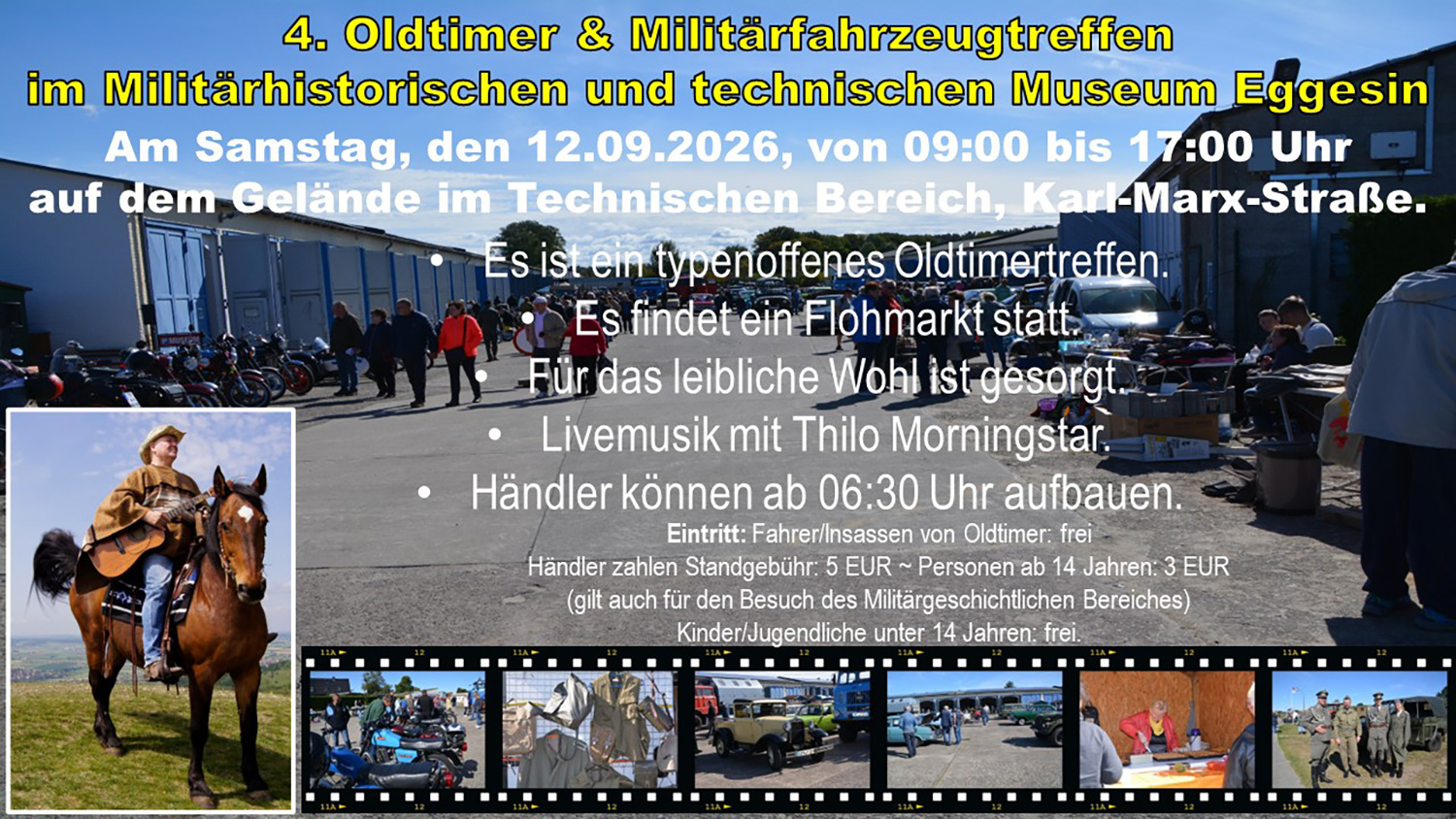 zeigt Veranstaltungsplakat mit Detailinformationen