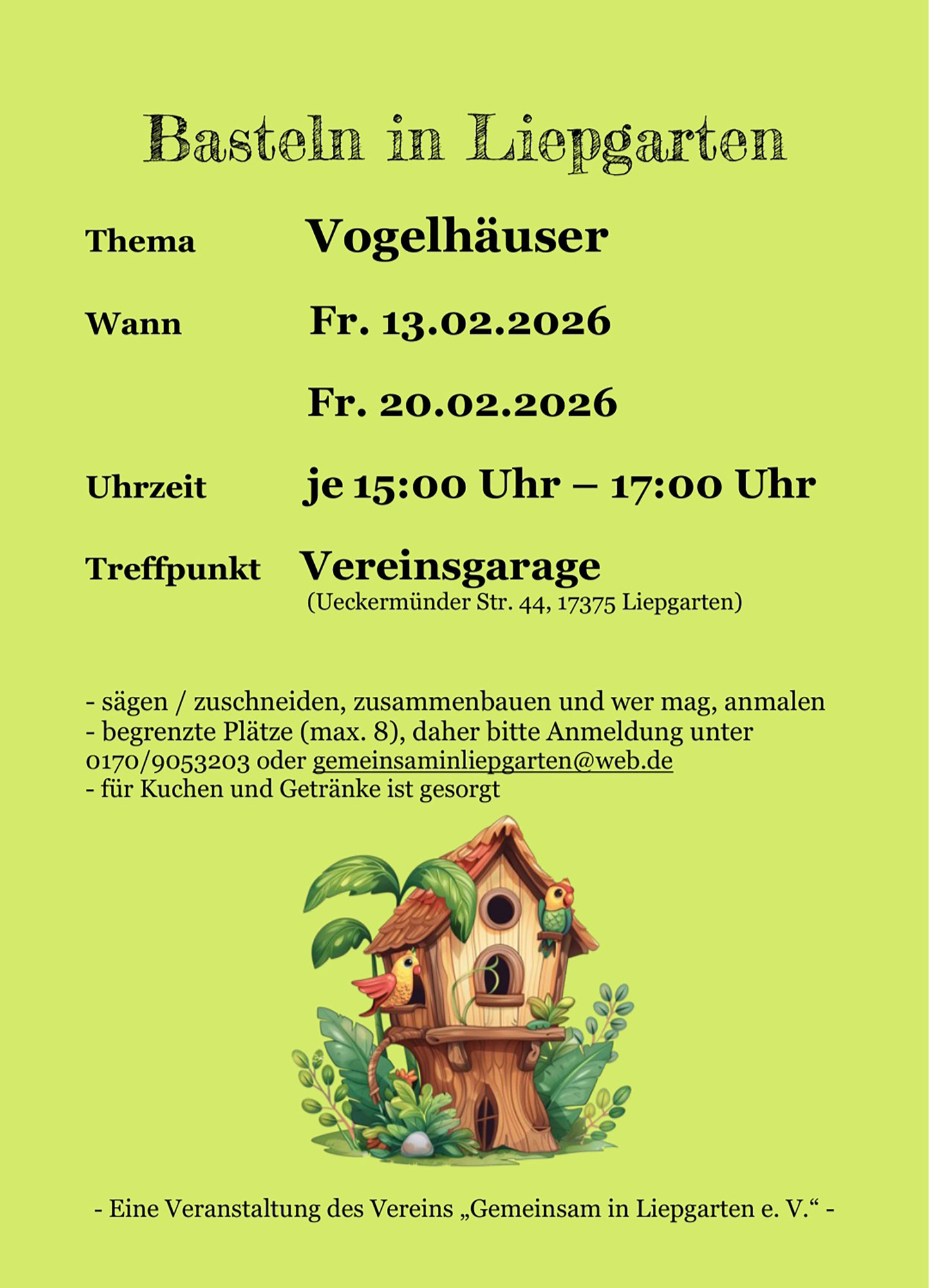 zeigt Veranstaltungsplakat